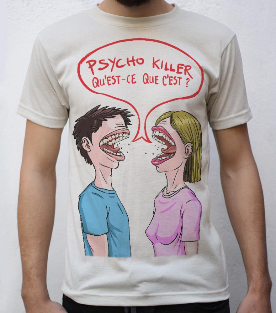 Psycho Killer Tshirt Design Talking Heads