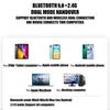 Беспроводная мышь со светодиодной подсветкой 2,4G и Bluetooth 5,0, сверхтонкая перезаряжаемая беспроводная бесшумная мышь с USB-приемником и кабелем для зарядки