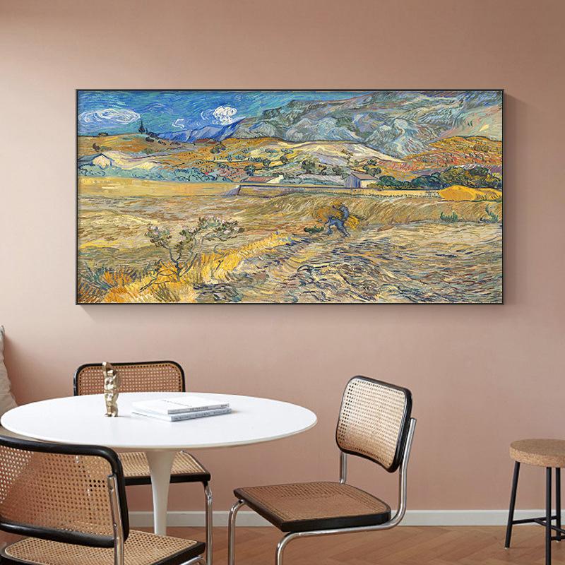 Van Gogh Oil Painting "star Night", Canvas, Posters and Prints, Famous Art Photos of Impressionists for the Modern Decor of the Living Room