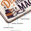 1 шт. Putuo Decor Винтажная металлическая жестяная табличка на Хэллоуин - Декор для ведьминой кухни с надписью "Wickedly Delicious" и магической цитатой - Ретро ведьма C