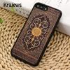 Krajews Чехол для телефона с цветочным узором в персидском стиле Для iPhone 16 15 14 plus XS XR 11 12 mini pro max coque Fundas