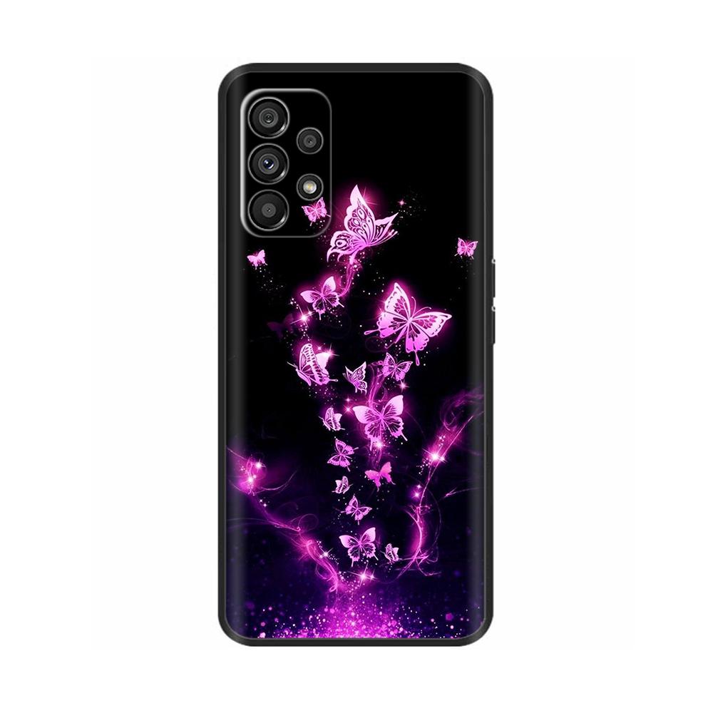 Phone Case For Samsung Galaxy A13 Cover Cute Butterfly Cat Shell Soft TPU Silicone Case For Samsung A 13 4G 5G Cases Funda Coque