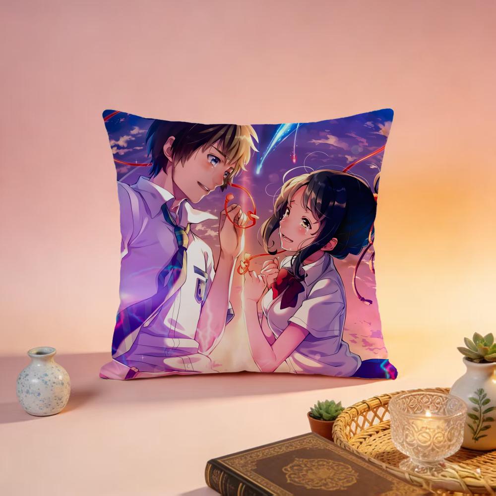 Popular YYour Nameed Cushion Cover Premium SkinFriendly Pillow Case MultiPurpose for Home Office Travel