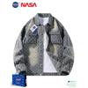 Модная джинсовая куртка в американском ретро-стиле от Nasa для мужчин, новая весенне-осенняя вязаная рубашка-куртка, стильная и крутая для женщин