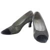 Tubicolor Pumps Houndstooth Black / White Velor Women Used