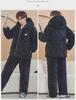 Men's Winter Hooded Quilted Pajama Set: Thick, Plush, Large Size Flannel Jacket