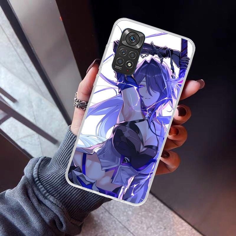 Чехол для телефона Honkai Star Rail Ахерон для Xiaomi Redmi Note 10 11 12 13 14 15 Pro Plus 11S 12S 14S 11T 11E 10S Мягкая задняя крышка из ТПУ