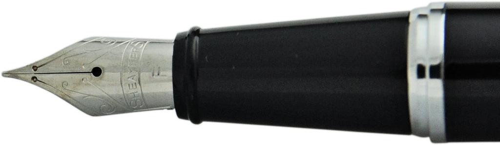 Sheaffer 300 Fountain Fine Solid Officially Imported Pen, Nib, Black, SGC9312PN-F,