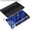 B03C Охладитель для массива SSD NVME MKEY с радиаторами для отвода тепла