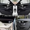 Наклейка на дверную отделку Piano Black для Mercedes C-Class W205 2014-2020, интерьер