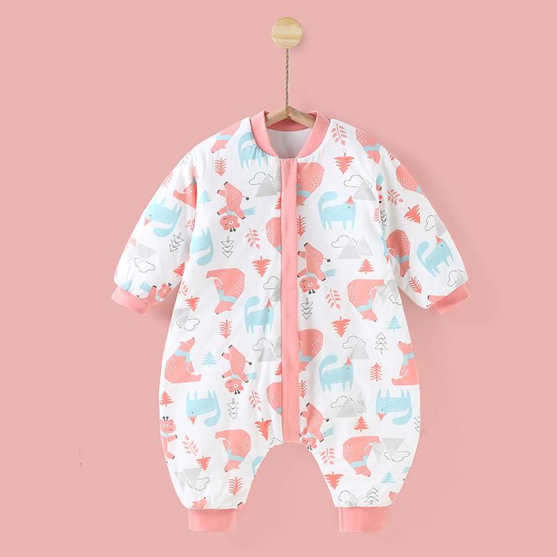 Baby Sleep Sack Winter Thick Fleece Sleeping Bag Toddler Anti-Kick Blanket Unisex