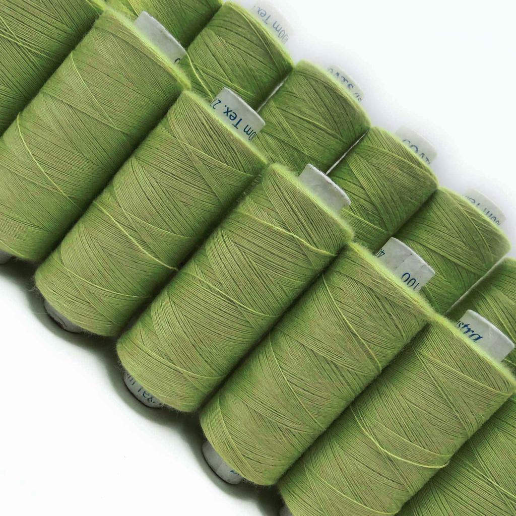 Зеленая ручная машина 20 шт. Оптовая продажа полиэфирной нити для квилтинга