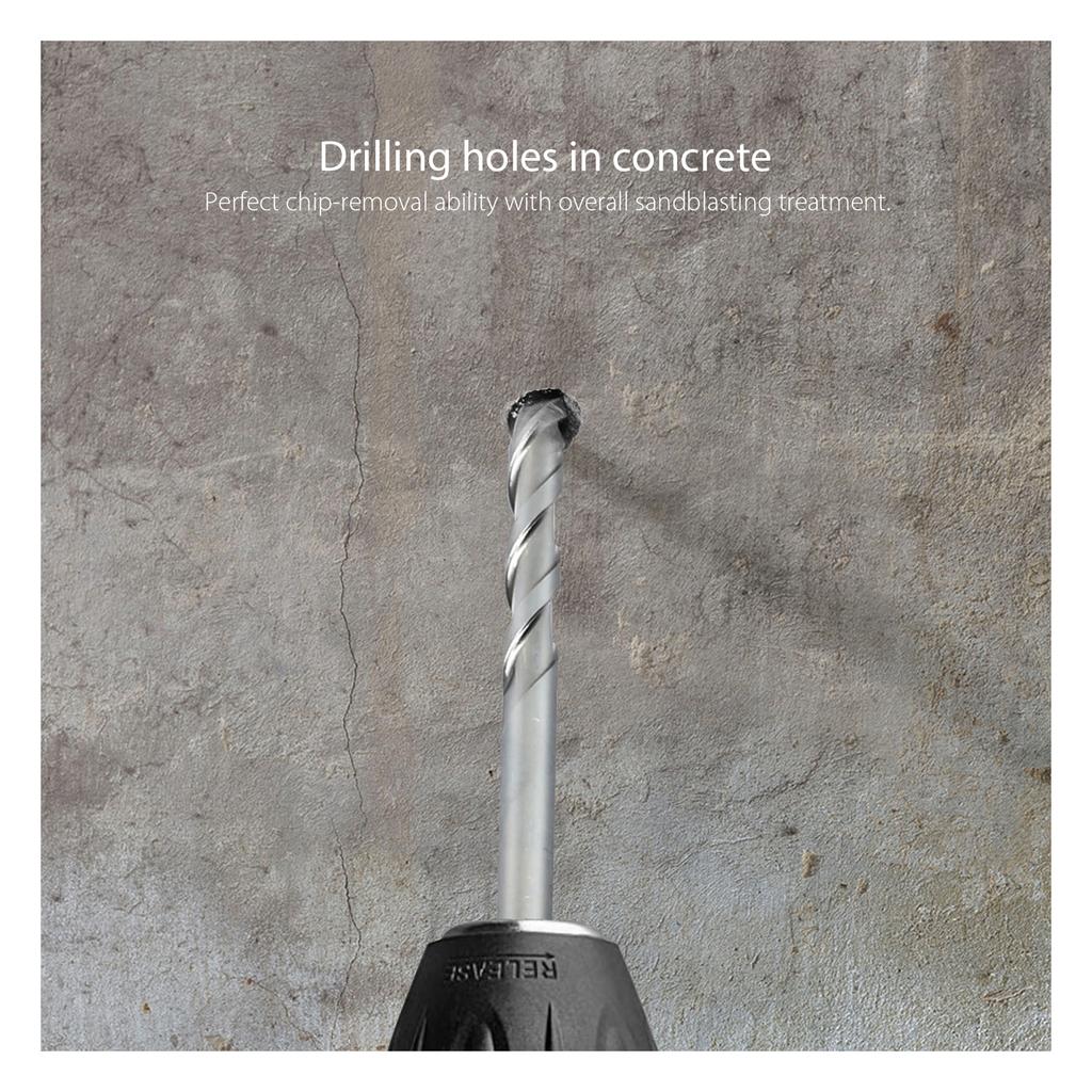 Высококачественный набор сверл по камню Meterk MK23 для цемента, с пескоструйной обработкой