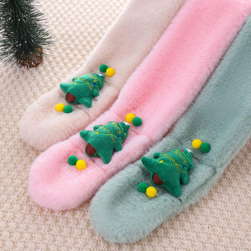 Kids' Cute Cartoon Korean Style Winter Neck Warmer Scarf – Cozy for Boys and Girls