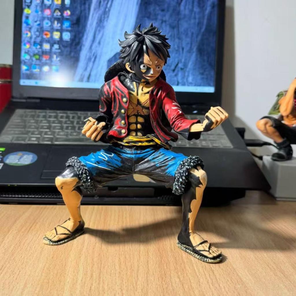 Аниме One Piece Луффи Художественная Моделирующая Фигурка Игрушки ПВХ Фигурка Действия Сцена Коллекционная Модель Кукла Подарки на День Рождения