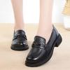 College Style Real Soft Leather Women's Spring New Single Shoes Work Shoes Low Heel Comfortable Soft Sole Small Leather Shoes