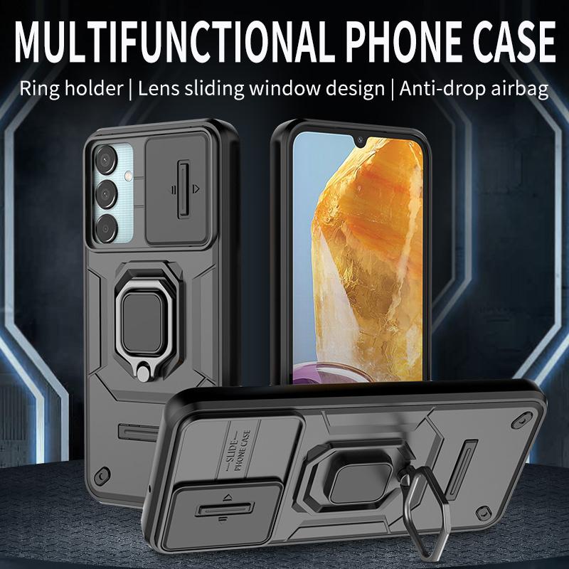 Чехол Armor для Samsung Galaxy A15 5G A25 A35 A55 A14 A34 A54 M15 M35 M55 защитный чехол кольцо магнитный держатель чехол Fundas Capa
