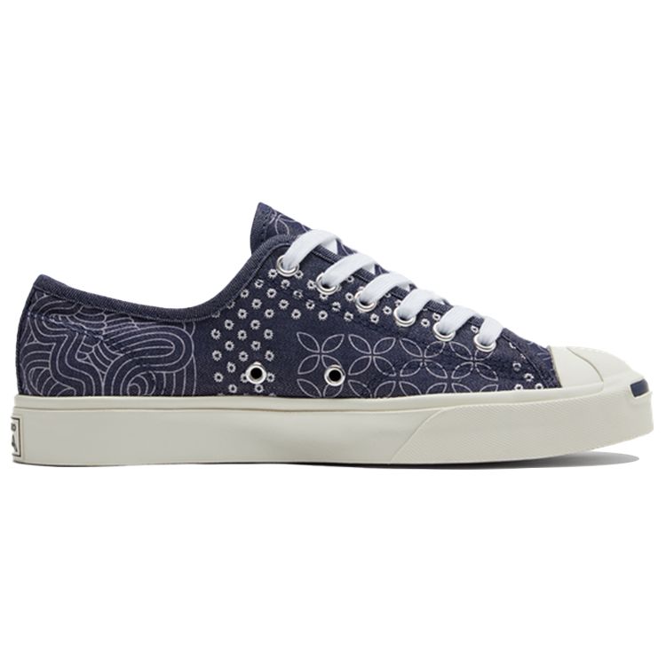 Converse Jack Purcell Hybrid Low World Denim — Кроссовки унисекс Midnight Navy Blue White 171949C