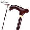 Red Wooden Single Joint Fashion Walking Stick Decorative Cospaly Cane Halloween Mace Crutch Wand Crosier 92cm