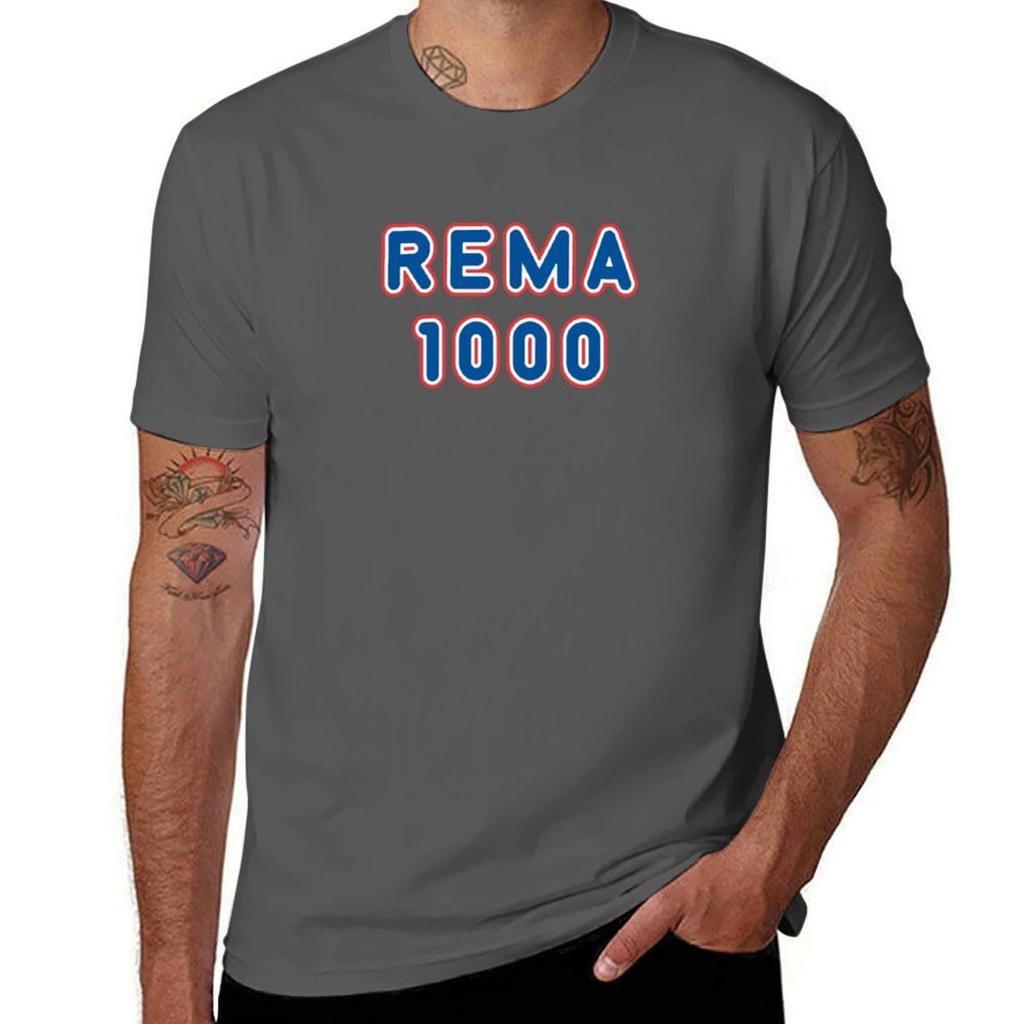 REMA 1000 T-Shirt cotton t shirts high quality t shirt man plain T-Shirt