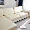 Stretch PU Leather Waterproof Sofa Cushion Cover Sofa Seat Slipcover Backrest Cover Easy Clean Sofa Protector for Pets Kids
