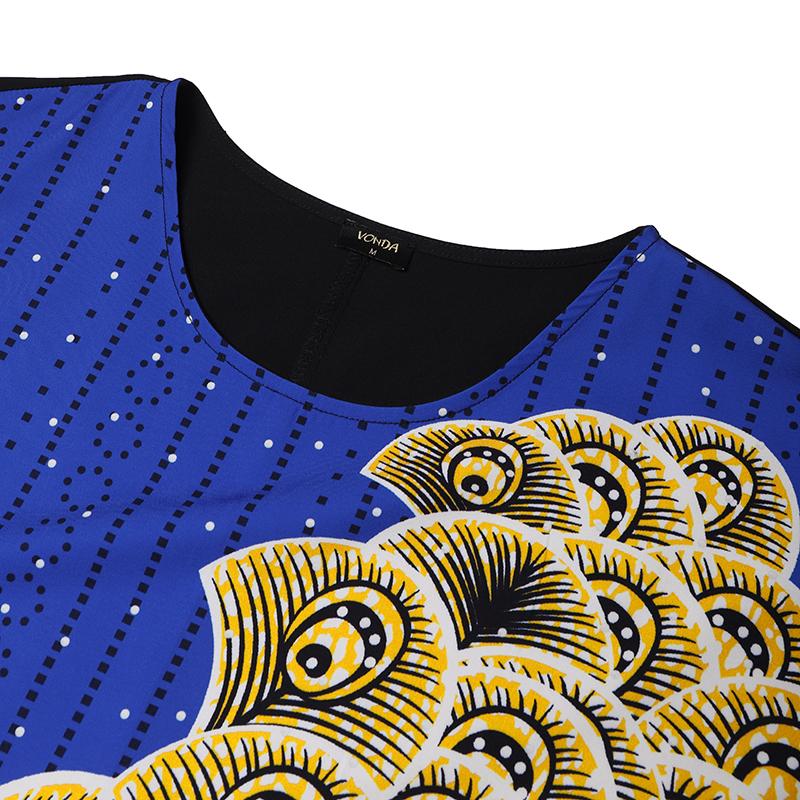 Женские платья больших размеров с круглым вырезом и рукавами средней длины с принтом