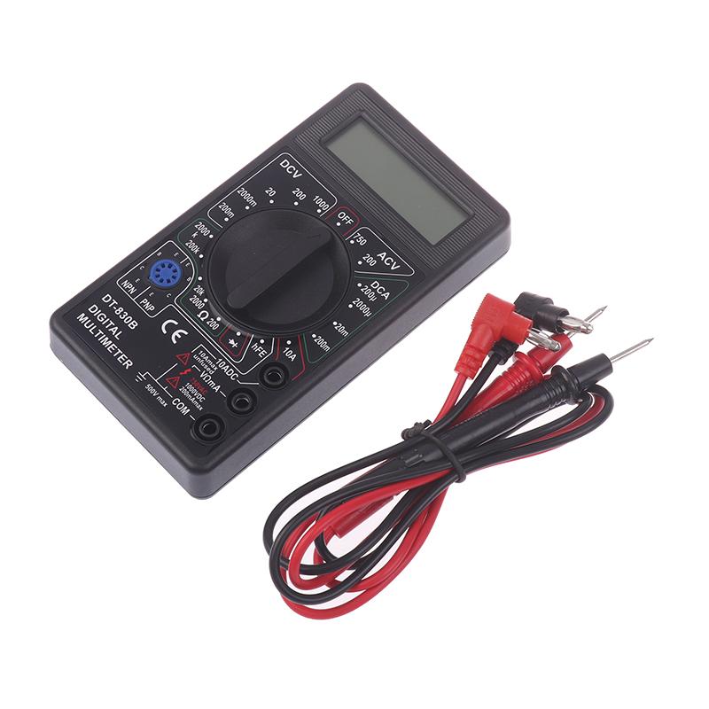 Lcd Auto Range Digital Voltmeter Multimeter Ohmmeter Volt Tester Measures Voltage Ac/Dc Voltage Current Capacitance Frequency