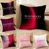 Классический бренд RRosewood Чехол для подушки HHotel Короткий плюш Двусторонний принт Квадратные декоративные наволочки для подушек Диван Домашний декор