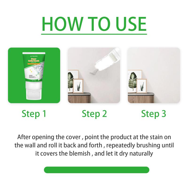 Quick Setting Wall Repair Cream Crack Mending Paste Anti Mould for Residential Apartment Wall Restoration Works