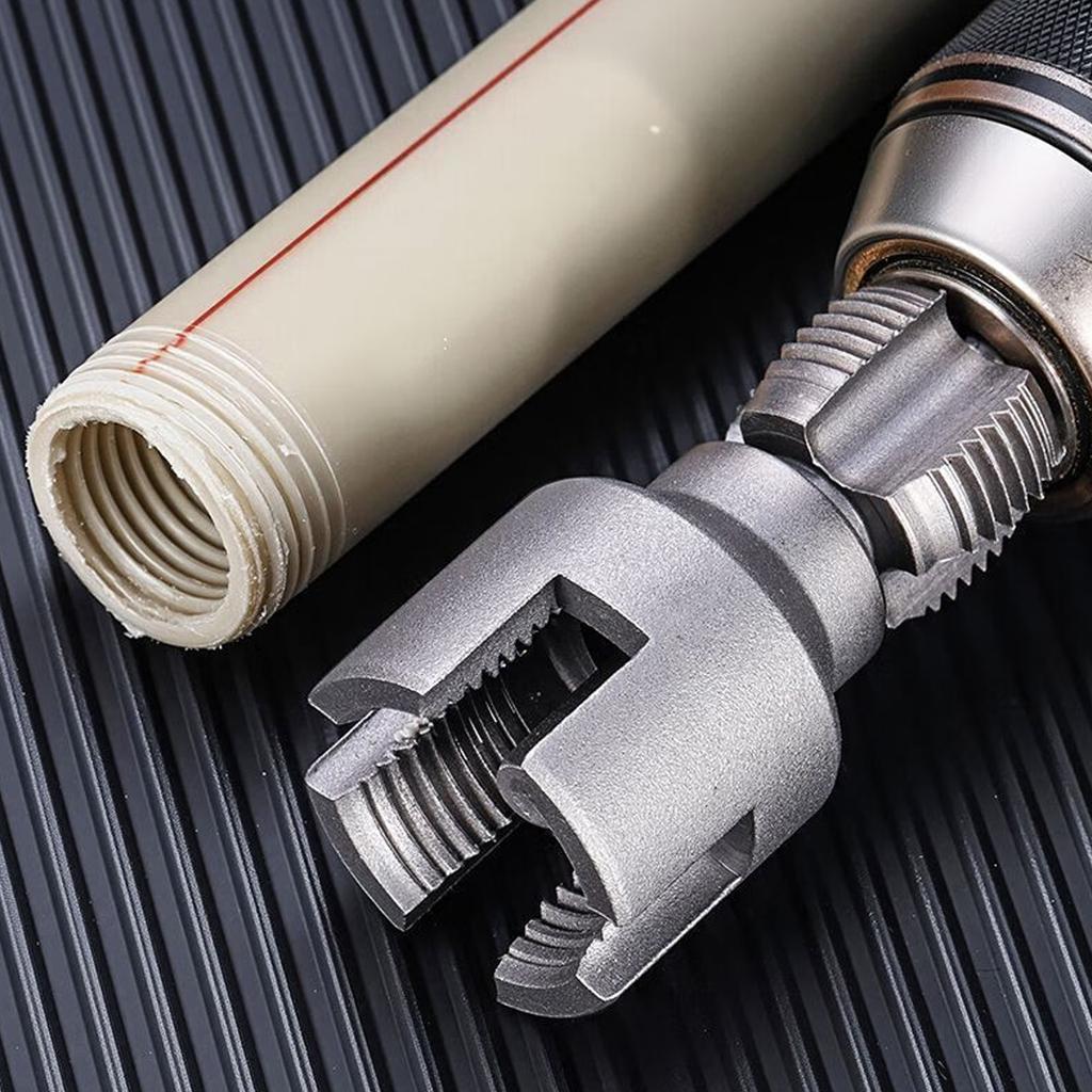 Набор многоразовых клуппов для ПВХ труб разных размеров для электродрели, многоразовый сантехнический инструмент, подходит для домашнего ремонта