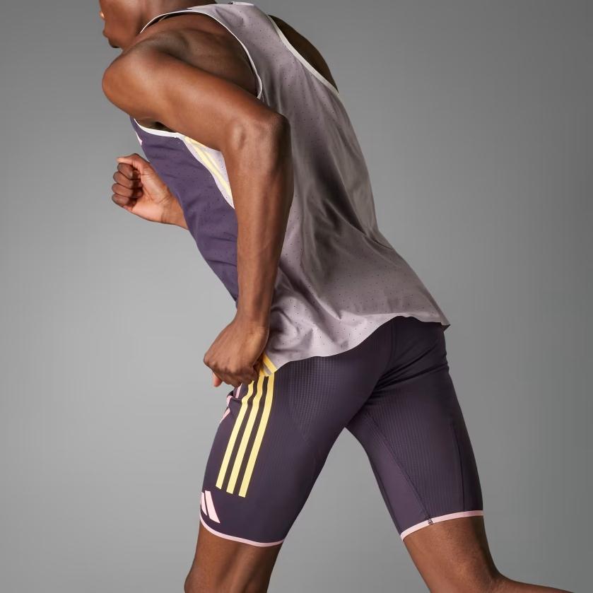 Adidas Adizero Promo Running Series Slim Fit Удобные повседневные спортивные шорты мужские шорты фиолетовые IN1119