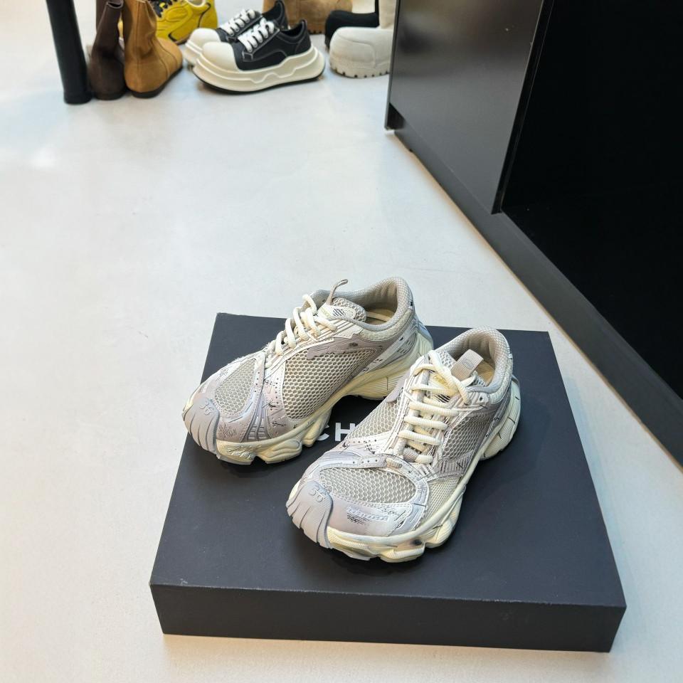 Кроссовки-степлеры dad shoes в европейском стиле, осенние, ретро, старые, полированные, на толстой подошве, дышащие сетчатые кроссовки