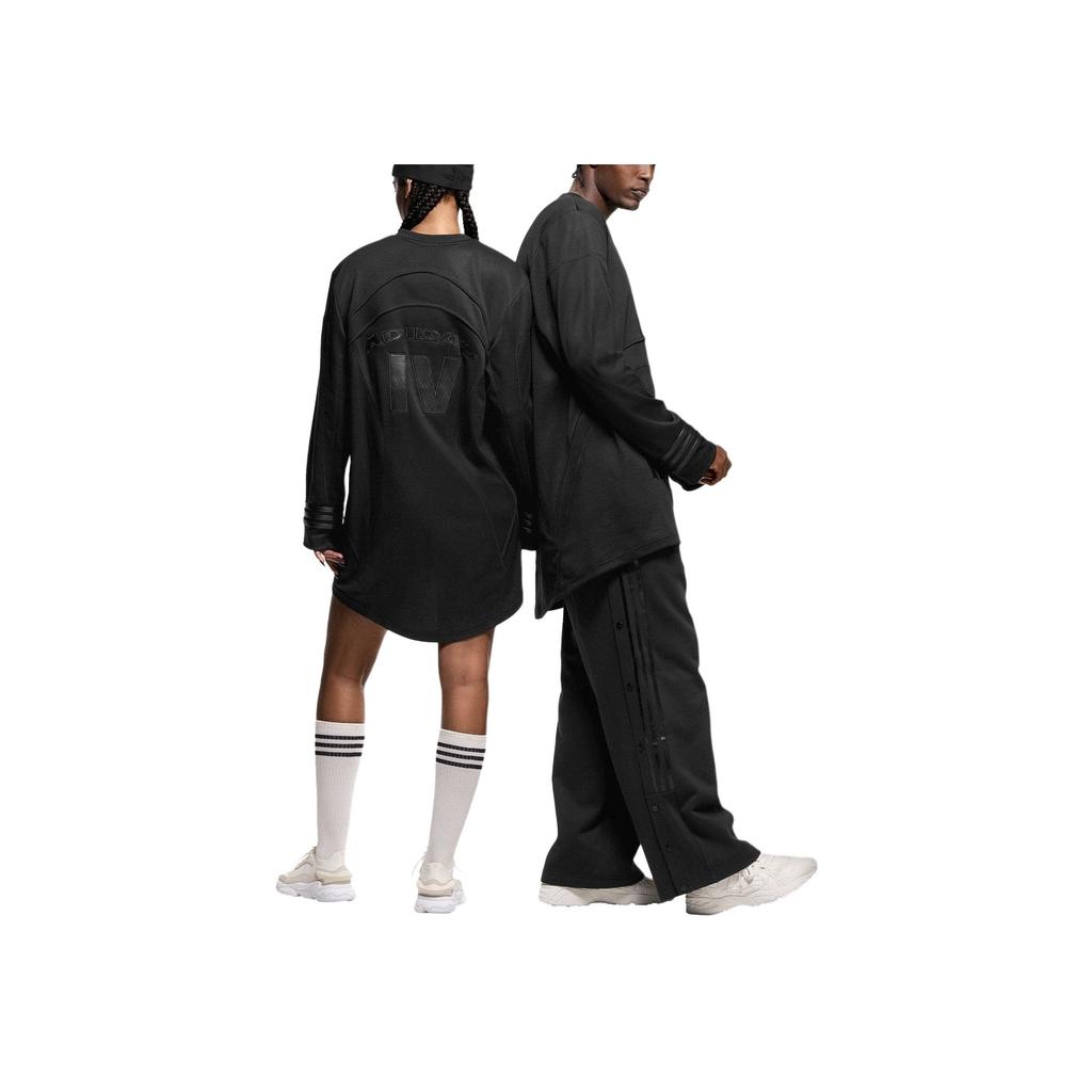 Adidas Ivy Park Модный Джерси (Все гендерные) Черный унисекс уличная одежда IT0261