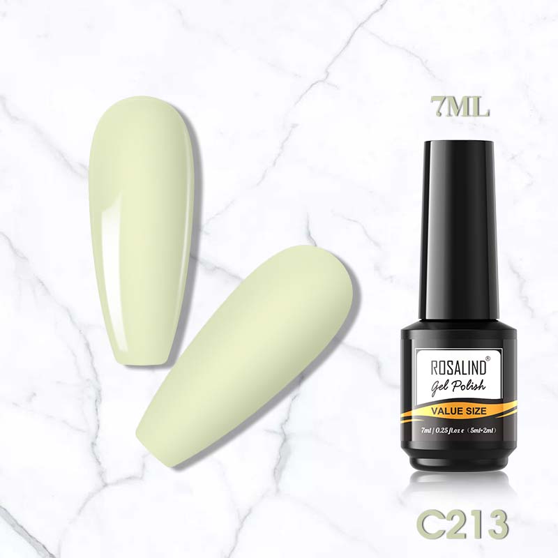 ROSALIND 7ml 59 Colors Manicure Semi Permanent Glitter Gel Nail Polish Long Lasting Top Base Gel UV LED Varnishe Fashion Nail Art