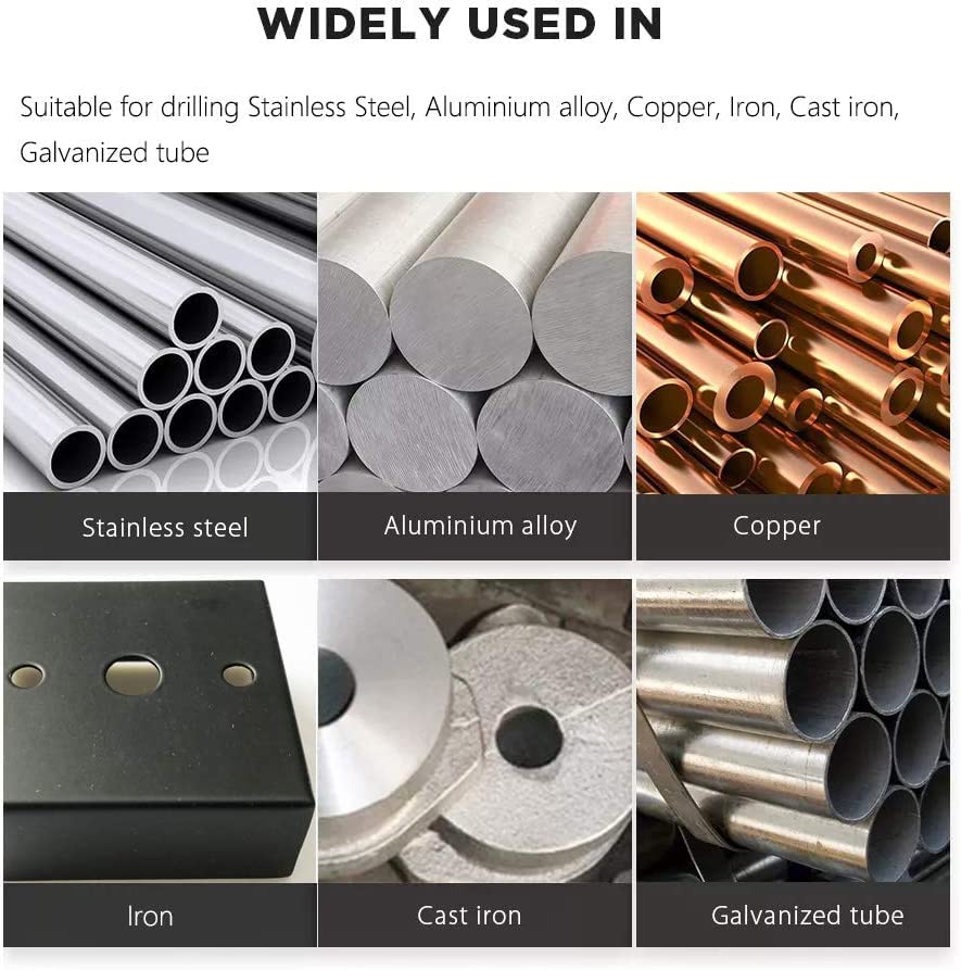 M35 HSS Twist Drill Bit Set 5% Cobalt Straight Shank Stainless Steel Hard Metal Hole Cutter Jobber Length Metric Power Tools