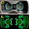 2pcs Auto Interior Accessories Universal Car Decorative Cup Mat LED Luminous Car Dustproof Bottle Pads Car Anti Slip Coaster