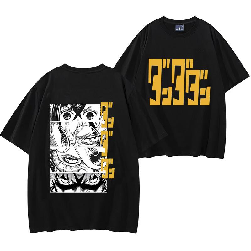 Dandadan Okarun хлопковая футболка унисекс женская дышащая классическая университетская футболка 2000-х годов корейская одежда эстетика хип-хоп