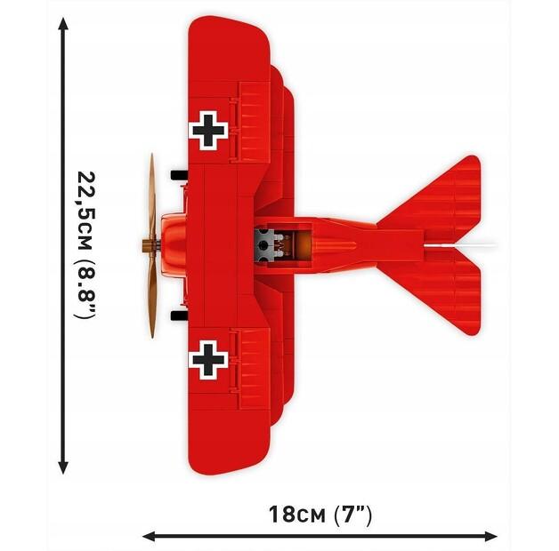 Конструктор пластиковый Cobi Historical Collection Fokker Dr.1 Red Baron COBI-2996