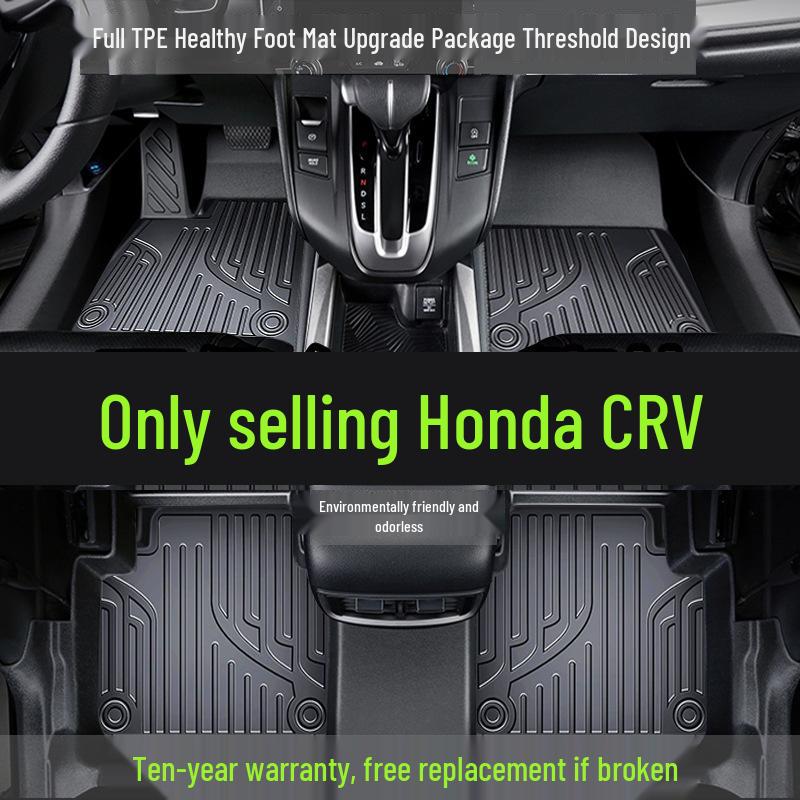 Полностью закрывающиеся напольные коврики из ТПЭ для Honda CRV Haoying 2025 года - Сторона водителя