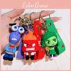 Adorable 2024 Movie Inside Out Keychain With Cute Amy Bobby Dr. Sadness Silicone Keyring For Men And Women