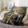 Cavalier Knight Templar Crusaders Games Soft Plush Blanket,Flannel Blanket Throw Blanket for Living Room Bedroom Bed Sofa Picnic