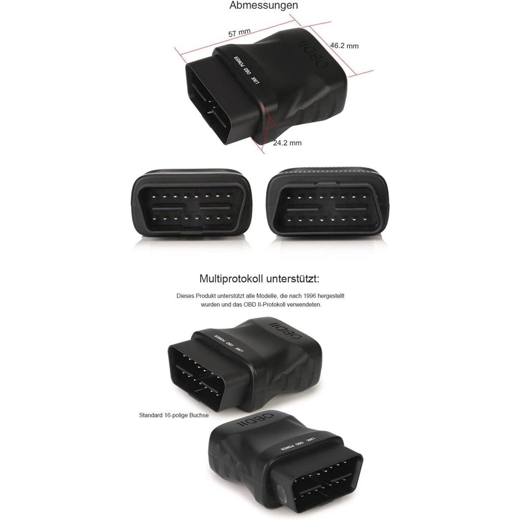 Mini V1.5 Автомобильные беспроводные диагностические устройства Mini Bluetooth OBD2 сканер Torque Tool для iPhone IOS Android Windows