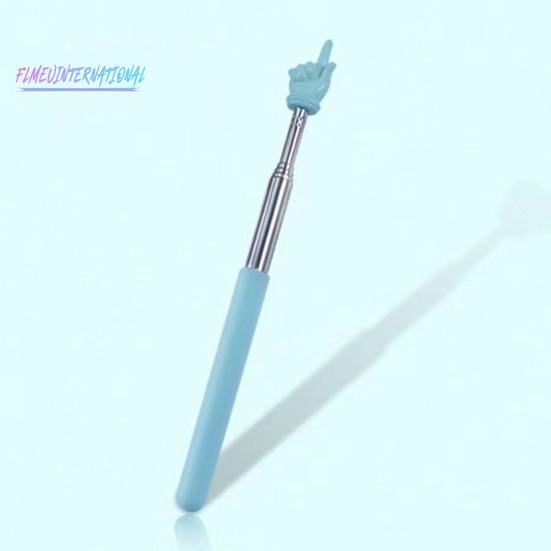 Указатель для учителя чтения макарон с пальцами - выдвижной указатель с матовой ручкой из нержавеющей стали, регулируемой длины