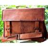 Handmade Briefcase Bag Leather Satchel Messenger Vintage Laptop Unisex Shoulder
