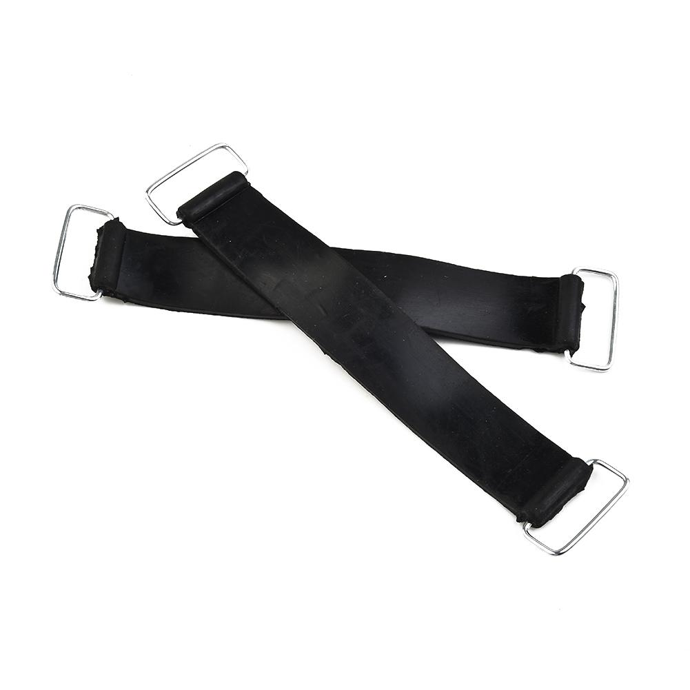 2Pcs Motorcycle Rubber Belts Set Scooters Holder Replacement Accessories