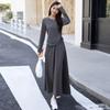 Early Autumn Long-sleeved French Leisure Suit Skirt Women's New Waist Slimming Luxury Two-piece Suit.