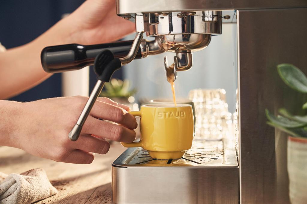 Кружка staub XS Citron керамическая кружка чашка эспрессо керамическая безопасная для микроволновой печи японская керамическая штабелируемая кружка "Stacking 100ml" [Авторизованный продукт] Z1029-084