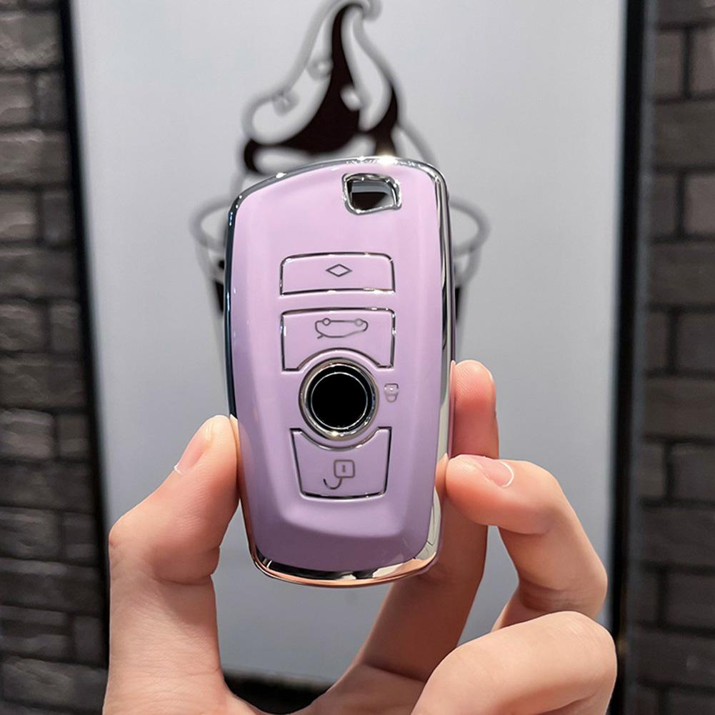 Чехол для автомобильного ключа дистанционного управления из ТПУ для BMW 1 3 5 7 серии X1 X3 X4 X6 F10 F20 F30, защитный держатель для ключа, аксессуары