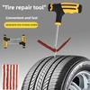 Новый комплект для ремонта автомобильных шин Инструменты для устранения проколов Аварийная ситуация при проколе шин для универсальных полосок для шин Набор инструментов для ремонта клея для перемешивания