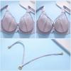 Нижнее белье большого размера Женское мягкое нижнее белье с регулировкой на стальном кольце Тонкое кружевное бюстье с эффектом пуш-ап